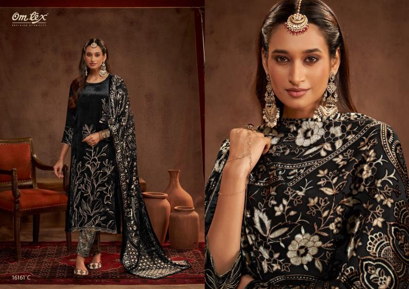 Omtex ritha crush 46 wholesale maheshwari handloom unstitched dress material